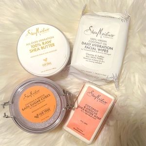 NEW Shea Moisture Coconut Hibiscus Body Set
